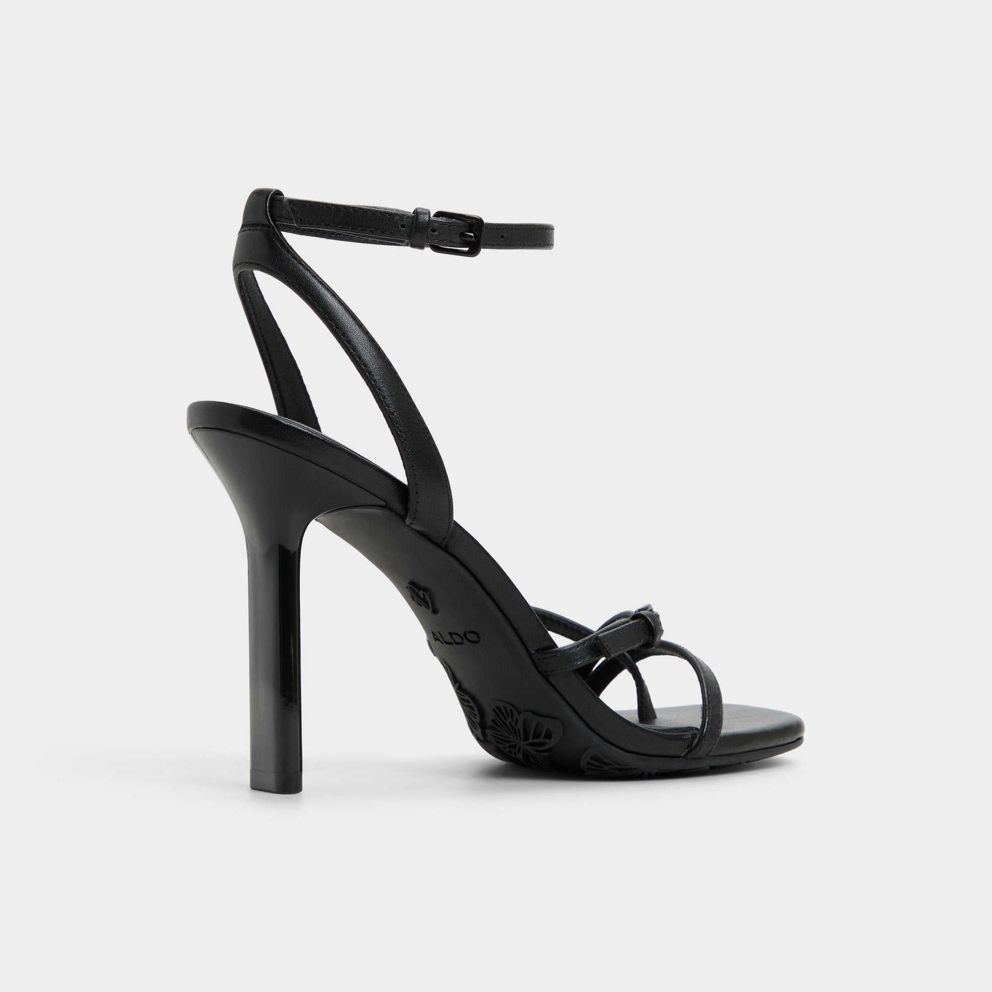 Aldo Conney Black Women's Heeled sandals - Strappy heeled sandal, Stiletto heel Black