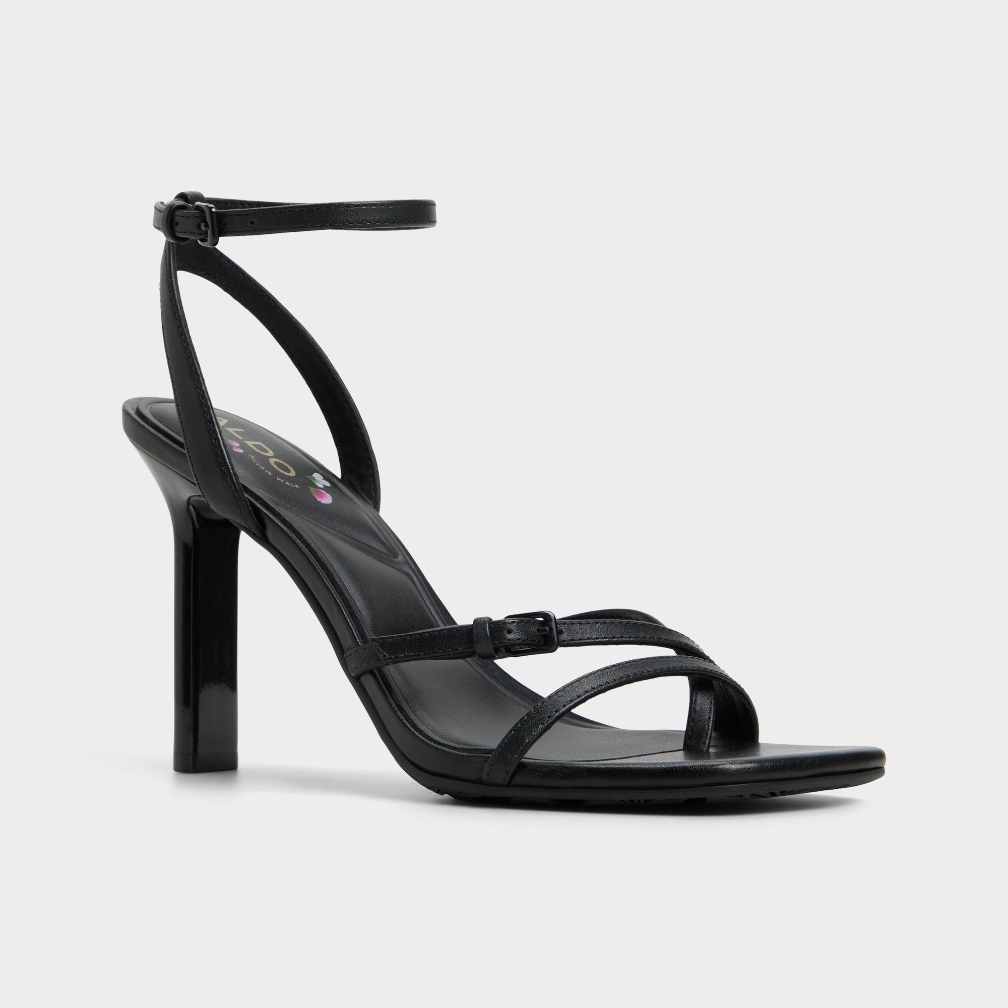 Aldo Conney Black Women's Heeled sandals - Strappy heeled sandal, Stiletto heel Black