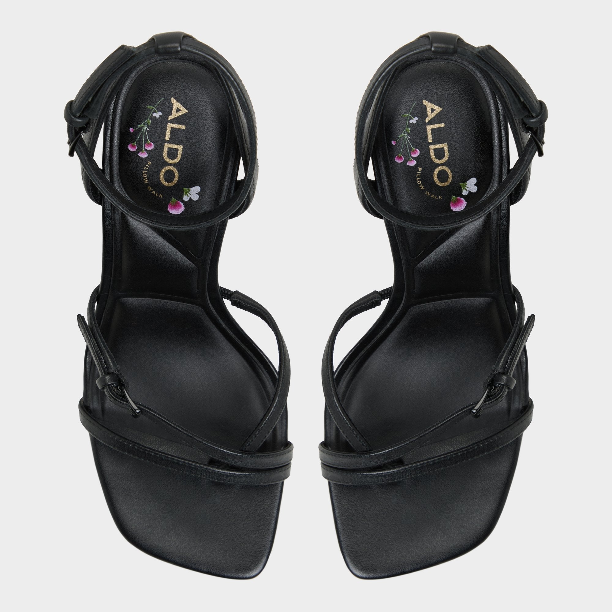 Aldo Conney Black Women's Heeled sandals - Strappy heeled sandal, Stiletto heel Black