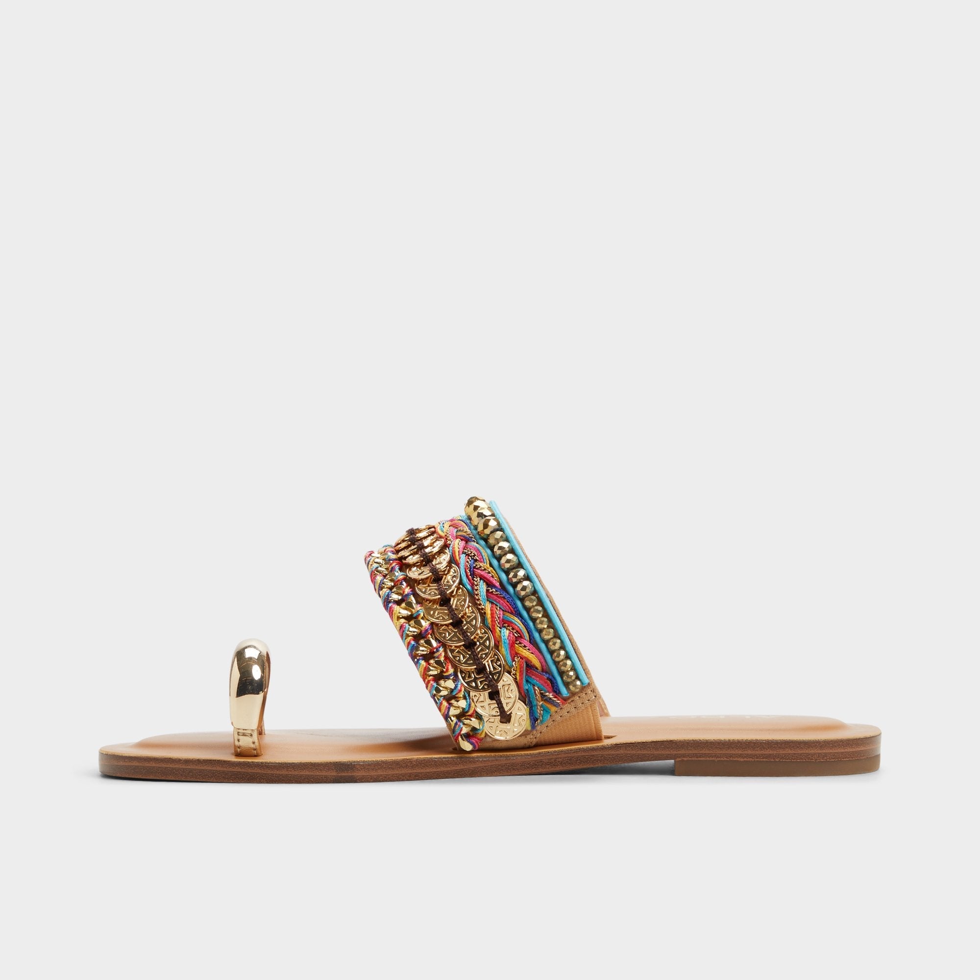 Aldo Beachwalk Multicolor Women's Flats - Slide sandal Multicolor