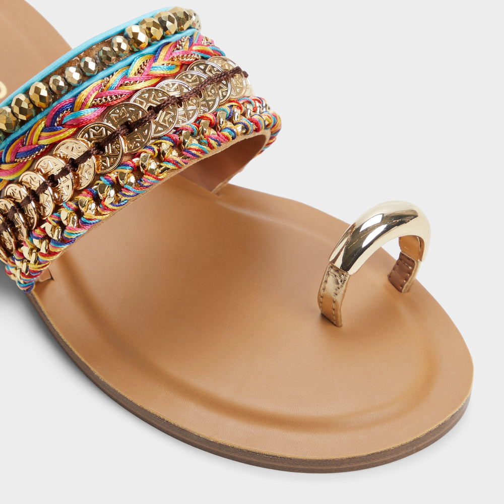 Aldo Beachwalk Multicolor Women's Flats - Slide sandal Multicolor