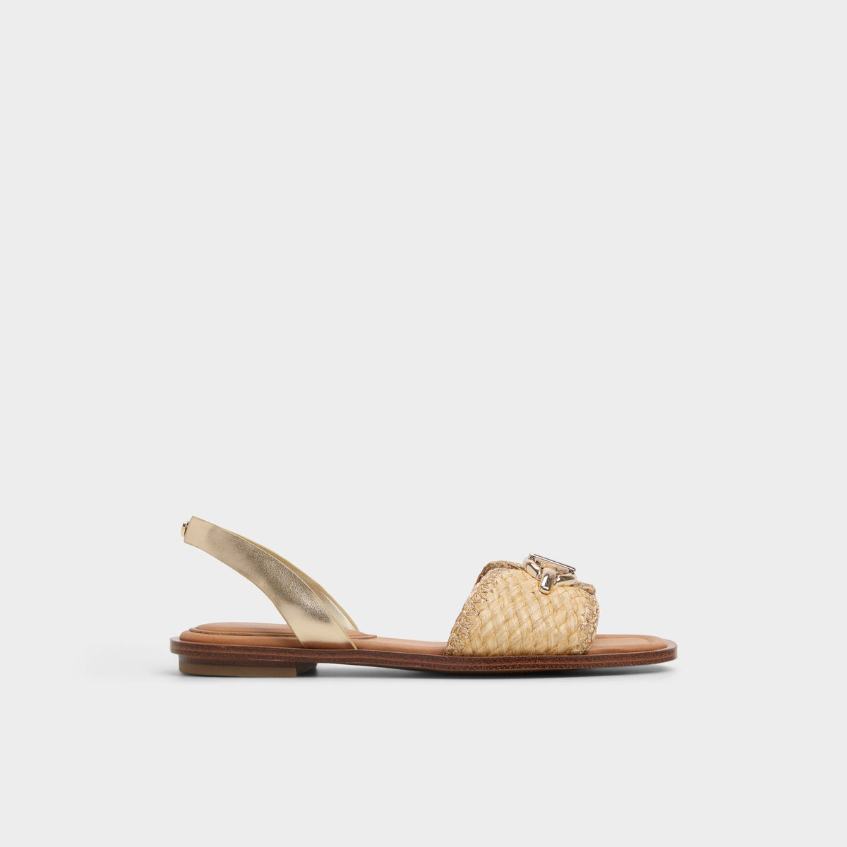 Aldo Goassi Gold Women's Iridescent metallics - Flat sandal Gold