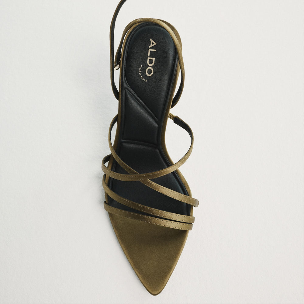 Aldo Solania Other Green Women's Strappy sandals - Strappy heeled sandal, Stiletto heel Other Green