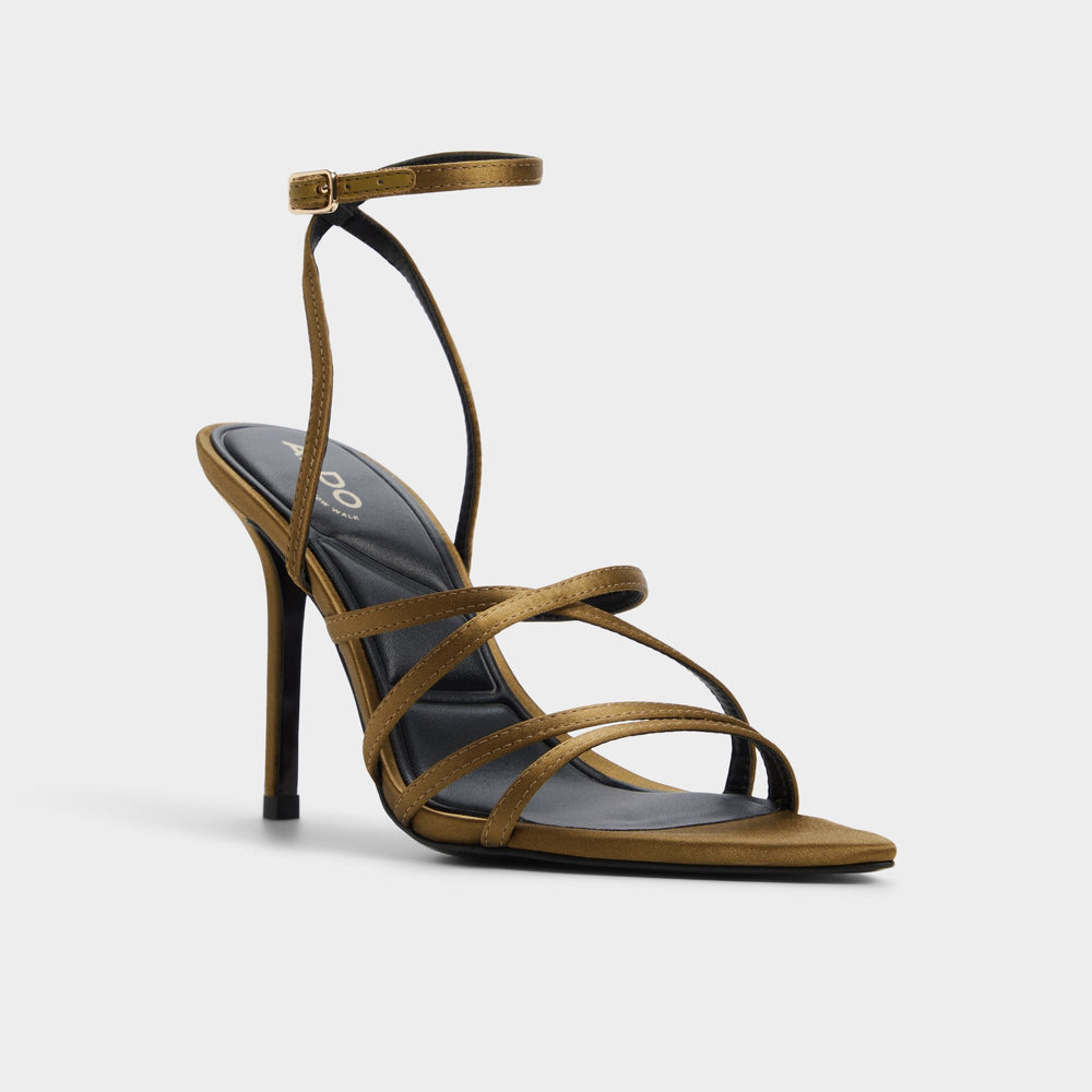 Aldo Solania Other Green Women's Strappy sandals - Strappy heeled sandal, Stiletto heel Other Green