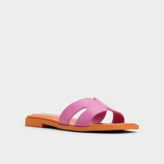 Aldo Itsandal Bright Pink Women's Flats - Slide sandal Bright Pink