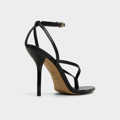 Aldo Abyfindley Black Women's Strappy sandals - Heeled flip flop, Stiletto heel Black