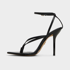 Aldo Abyfindley Black Women's Strappy sandals - Heeled flip flop, Stiletto heel Black