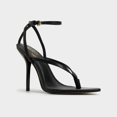 Aldo Abyfindley Black Women's Strappy sandals - Heeled flip flop, Stiletto heel Black