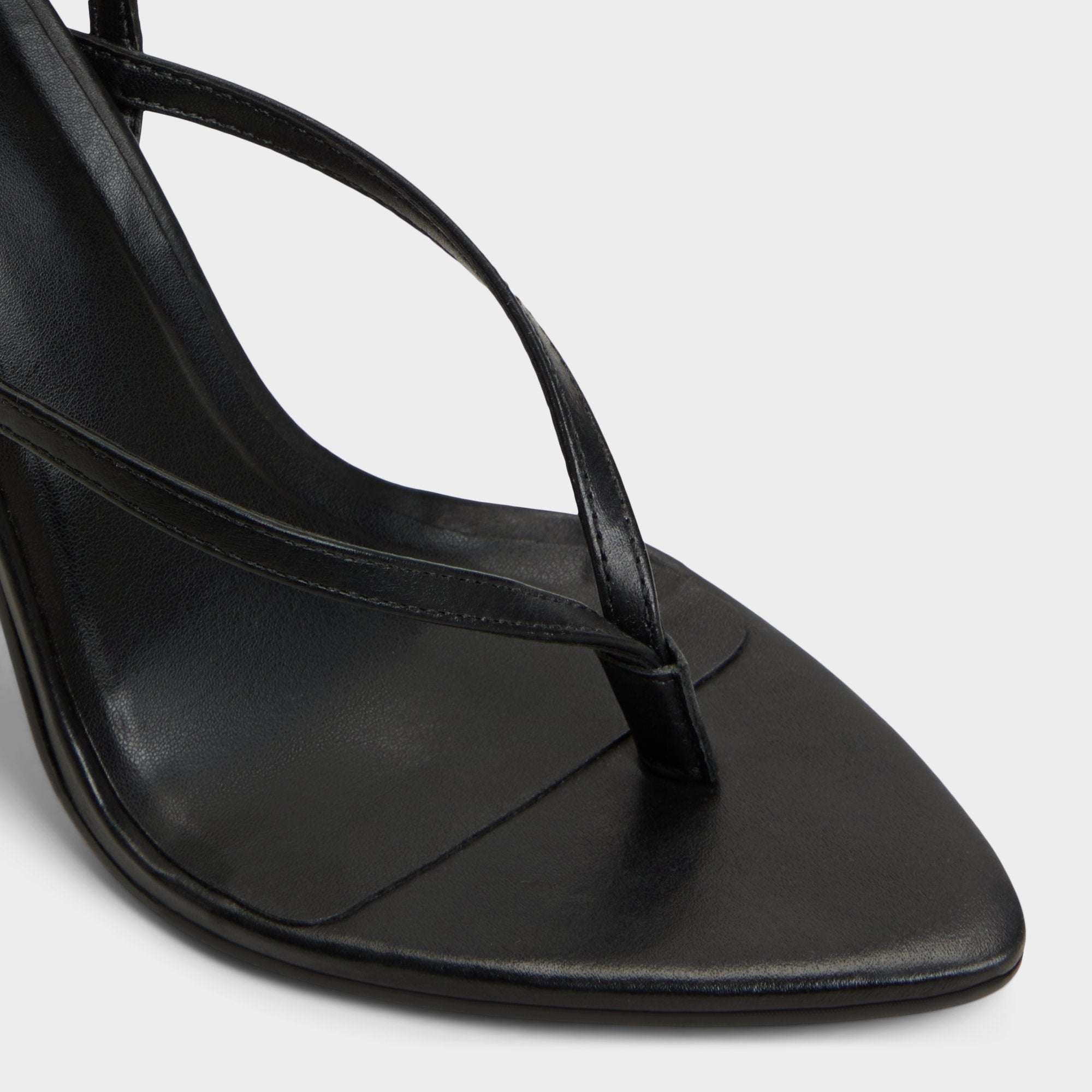 Aldo Abyfindley Black Women's Strappy sandals - Heeled flip flop, Stiletto heel Black