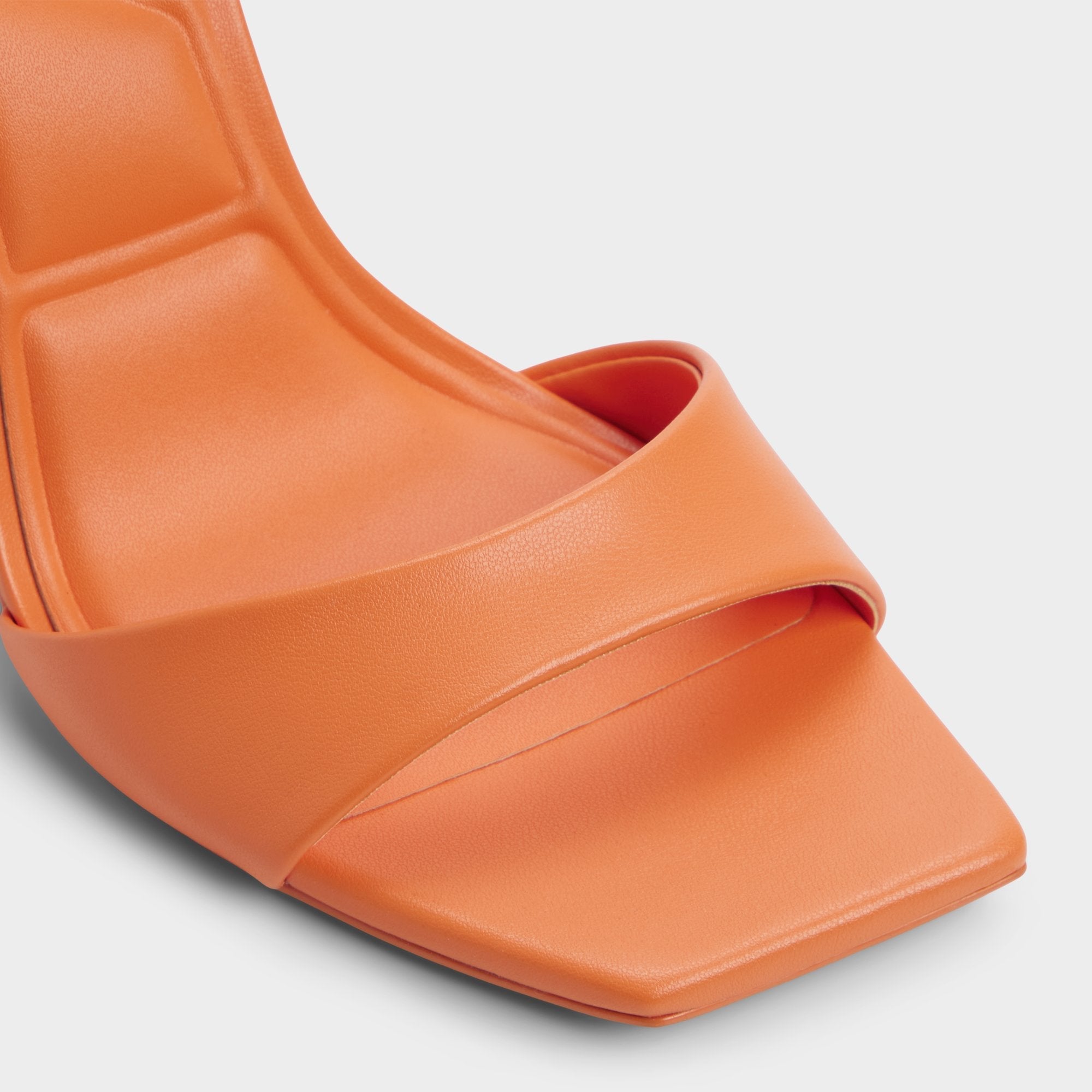 Aldo Illustrious Medium Orange Women's Strappy Heels - Strappy heeled sandal, Stiletto heel Medium Orange