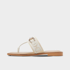 Aldo Coralynna in White Bone 14053516 - T-strap sandal White/Bone