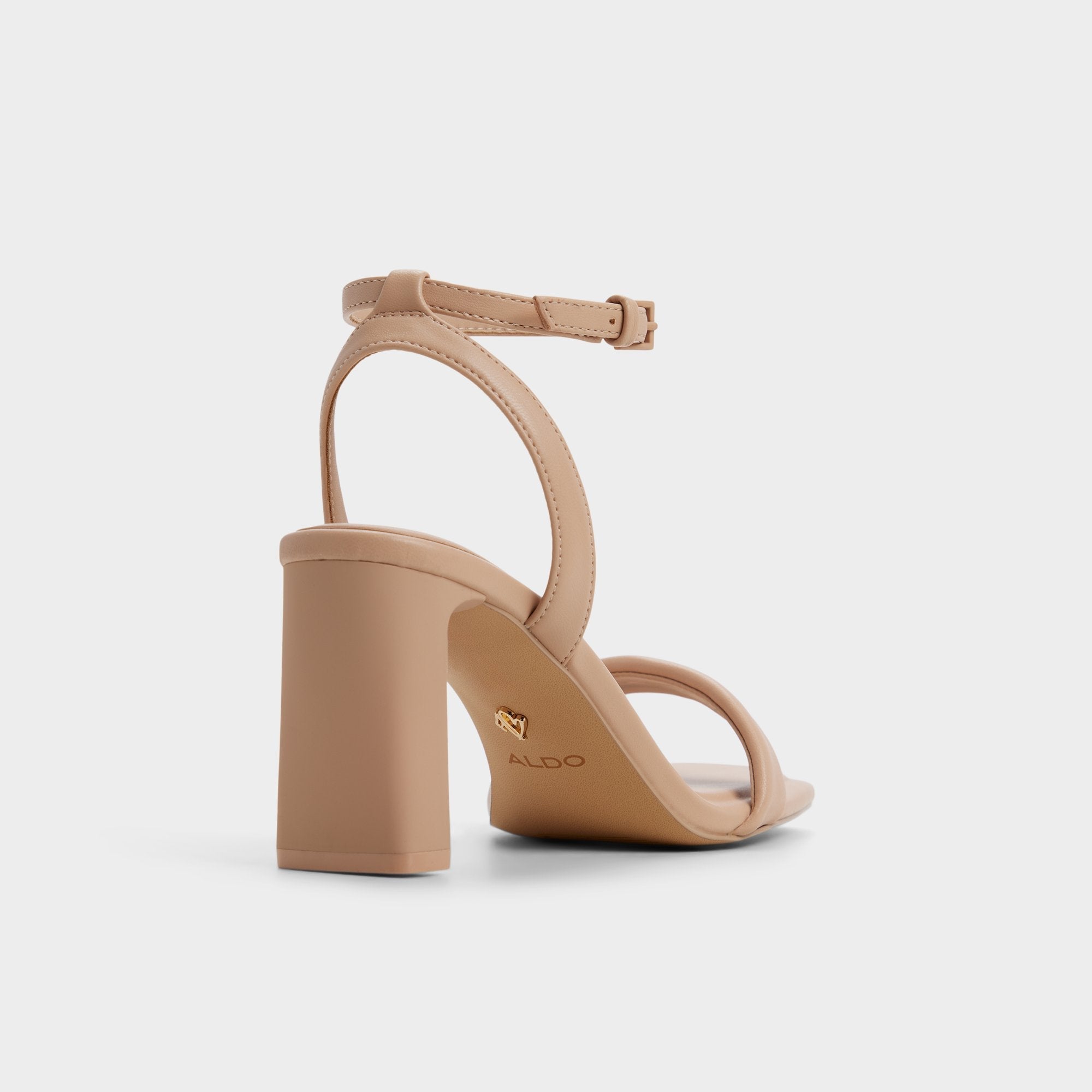 Aldo Aurorai Bone Women's Strappy sandals - Strappy heeled sandal, Block heel Bone