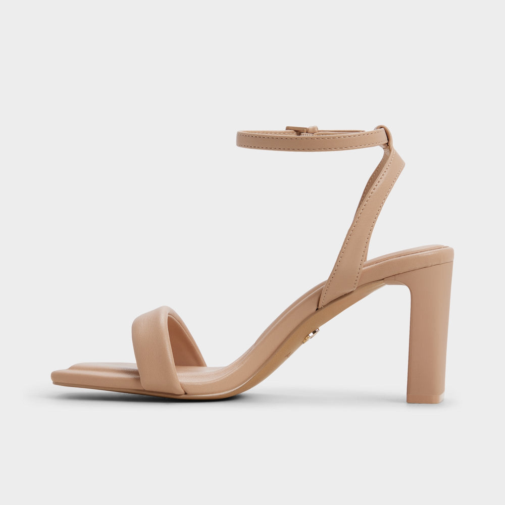 Aldo Aurorai Bone Women's Strappy sandals - Strappy heeled sandal, Block heel Bone