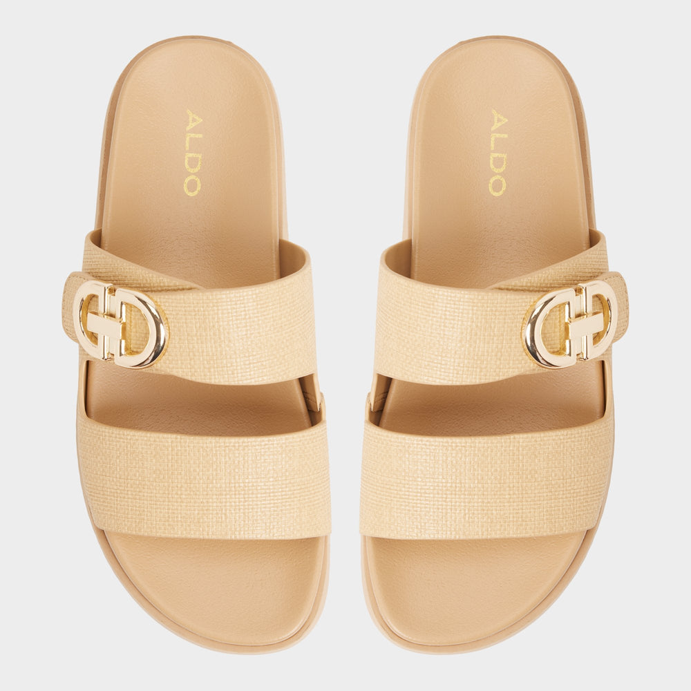 Aldo Daisymae Natural Women's Footbed sandals -  Natural