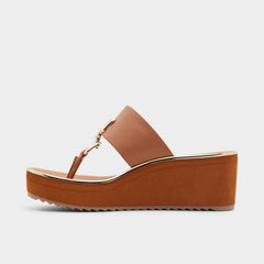 Aldo Maesllan Medium Brown Women's Wedges - Wedge sandal, Wedge heel Medium Brown