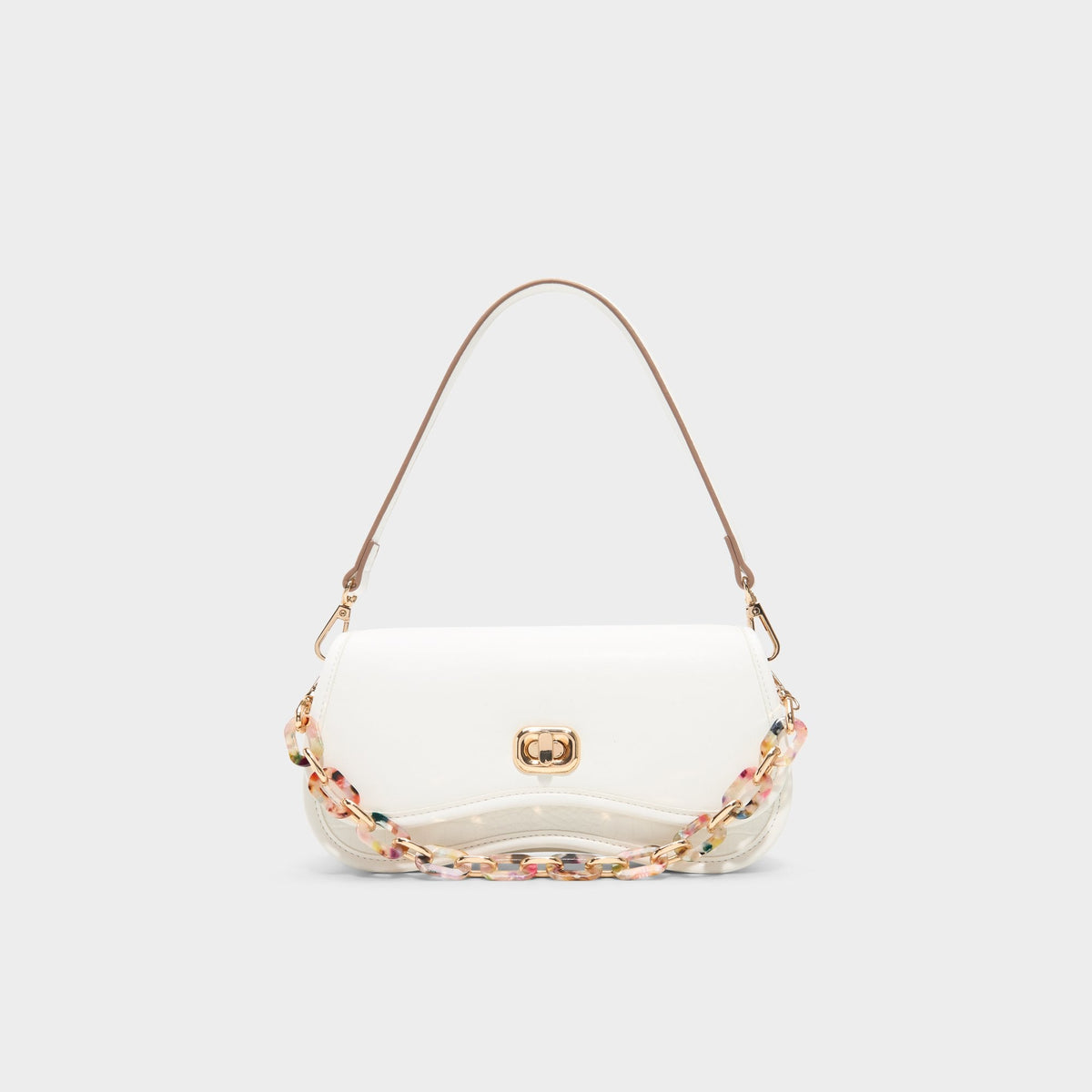 Aldo Clappertonnx in White - Shoulder bag White