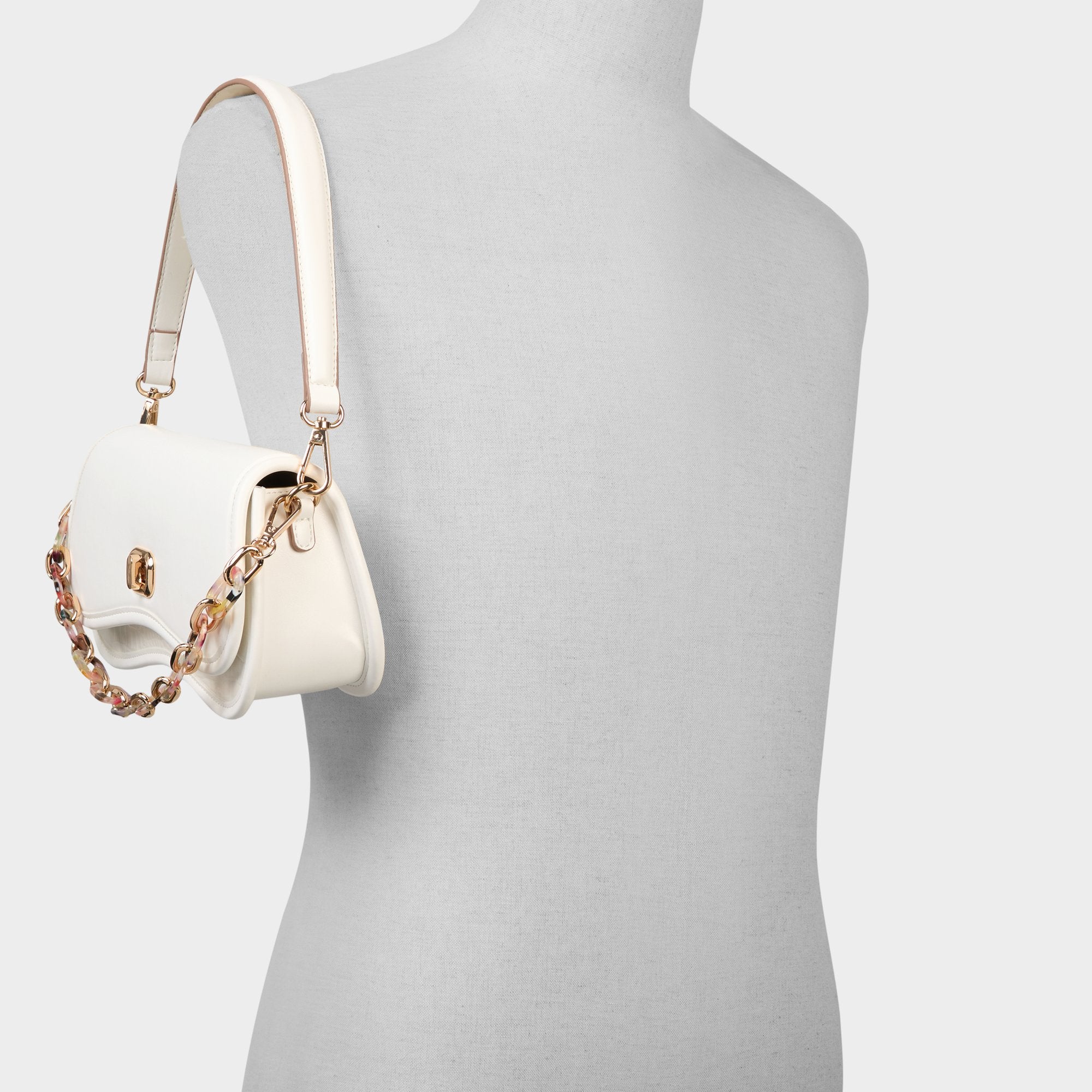 Aldo Clappertonnx in White - Shoulder bag White