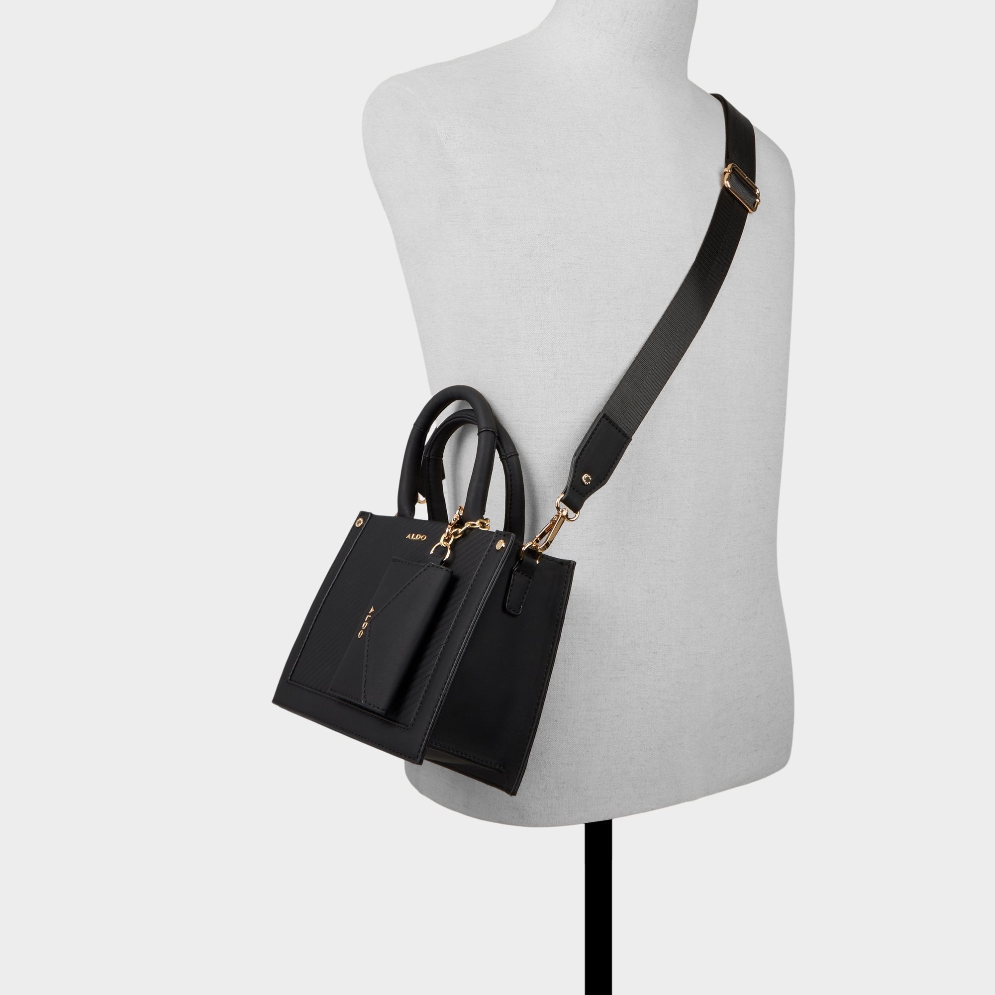 Aldo Daspiasminii in Black - Satchel bag Black
