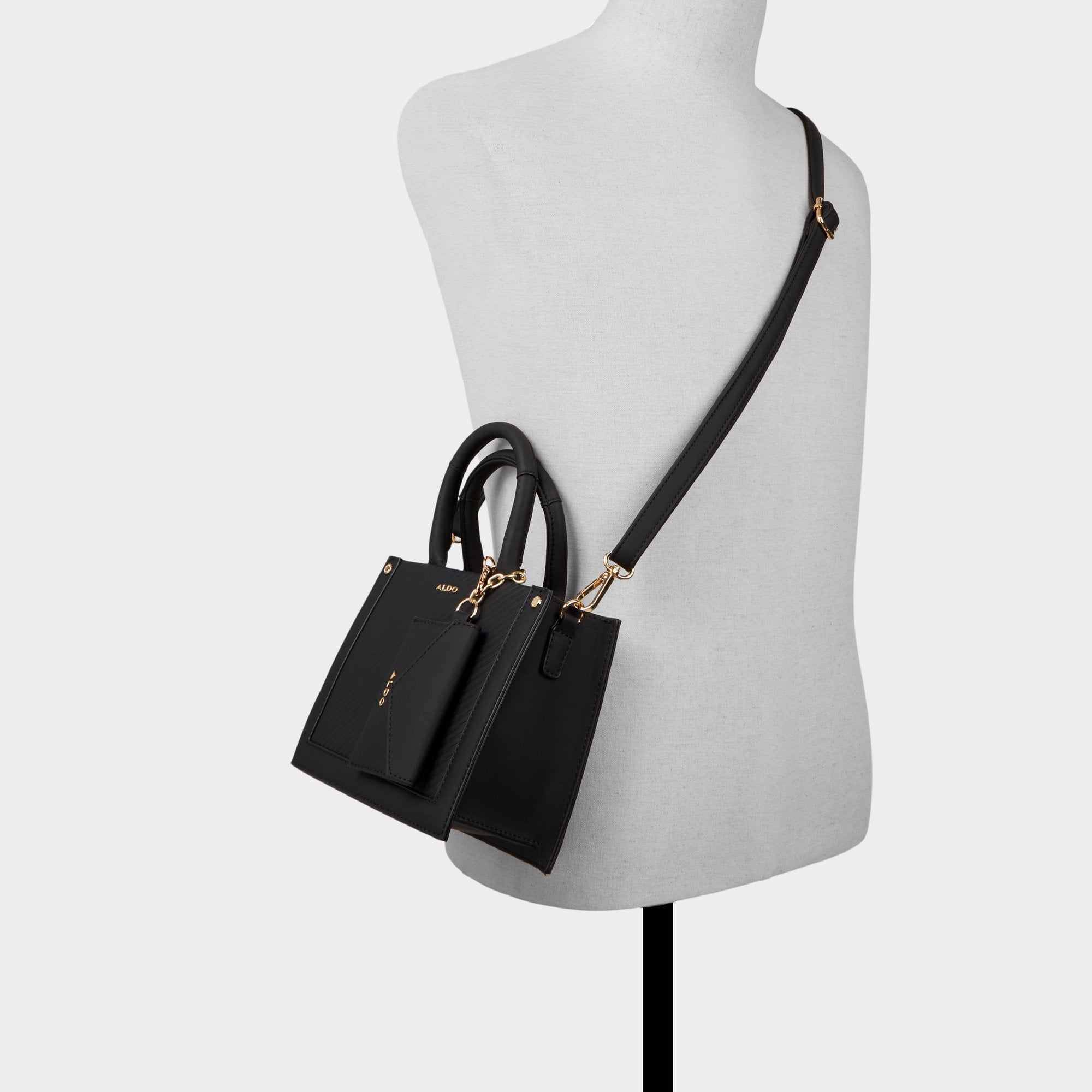 Aldo Daspiasminii in Black - Satchel bag Black