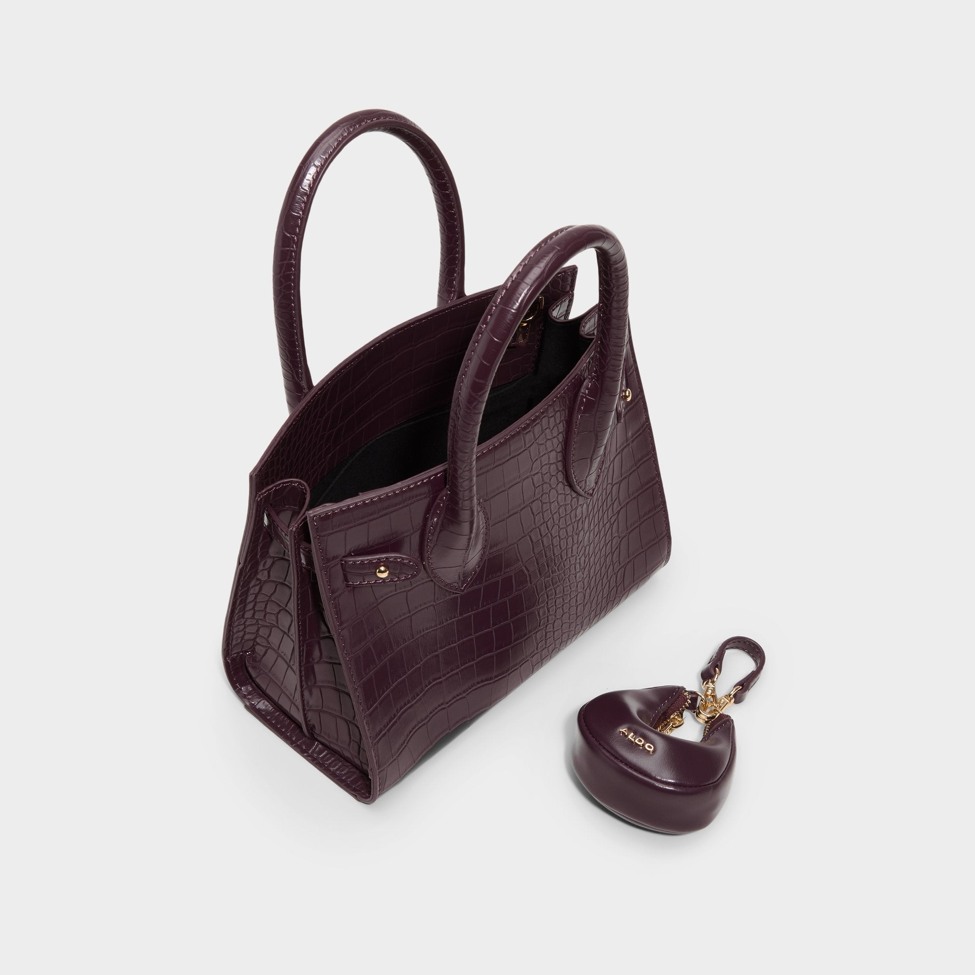 Aldo Auraliee in Dark Red - Satchel bag Dark Red