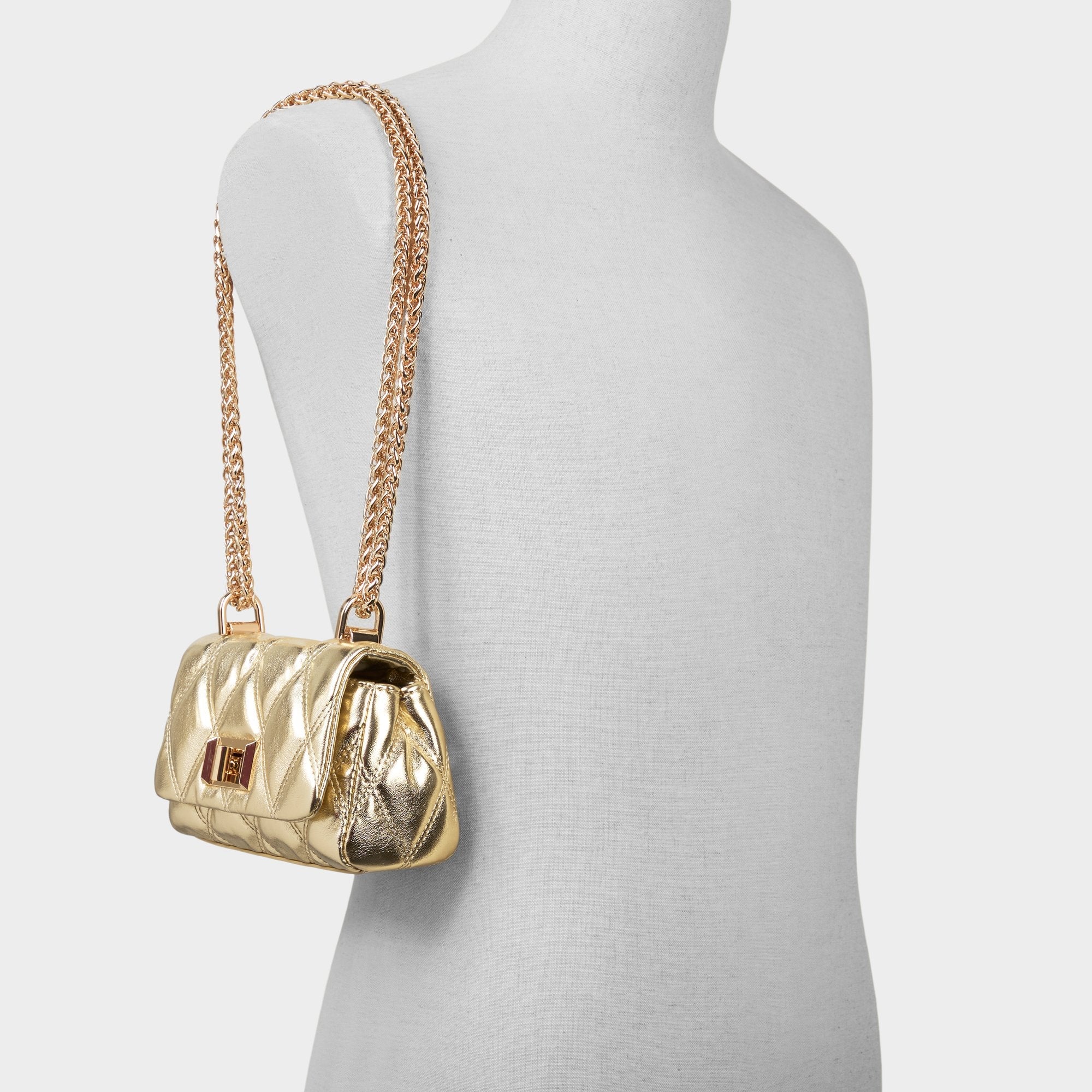 Aldo Ledia Gold Women's Iridescent metallics - Crossbody bag Gold