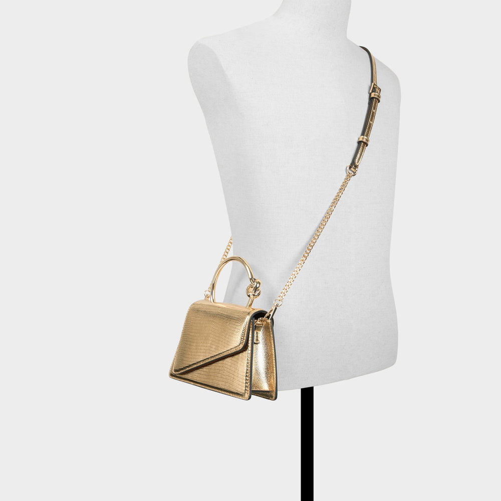 Aldo Aellaax Gold Women's Top Handle Bags - Top handle bag Gold