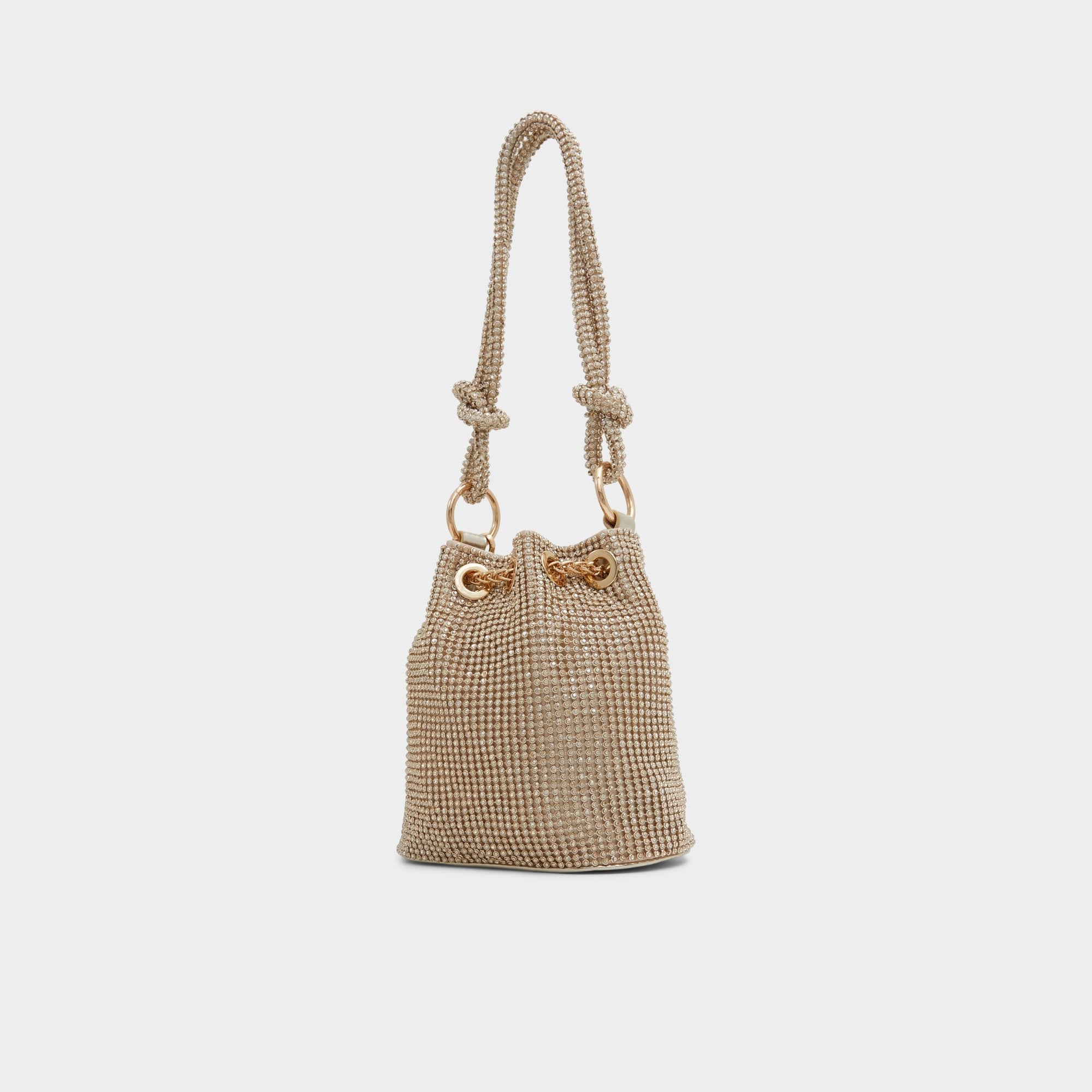 Aldo Marvelax Gold Women's Top Handle Bags - Bucket bag Gold
