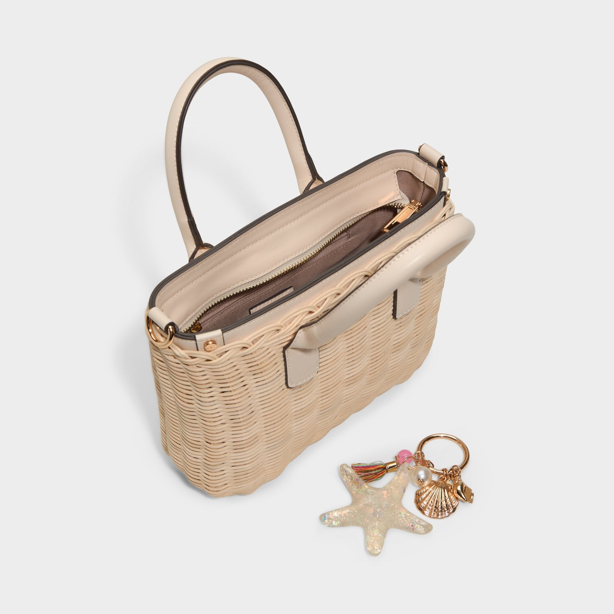Aldo Seasparkle Bone Women's Top Handle Bags - Satchel bag Bone