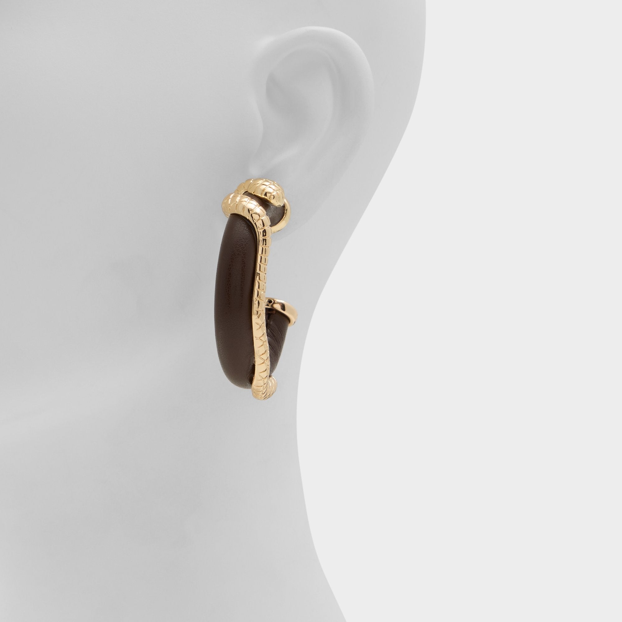 Aldo Snakella in Light Brown - Earrings Light brown