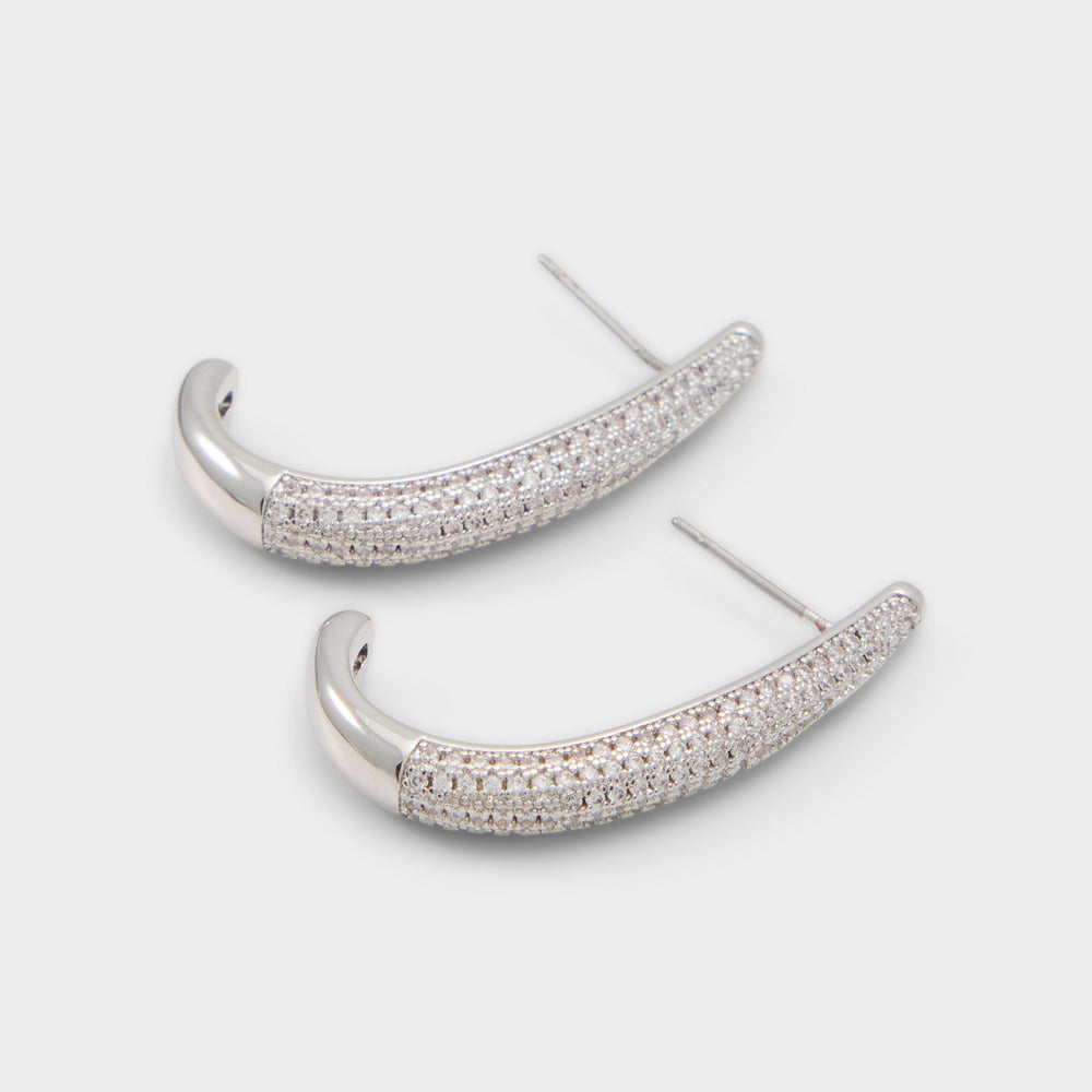 Aldo Nahdia in Silver Clear Multi - Earrings Silver/clear multi