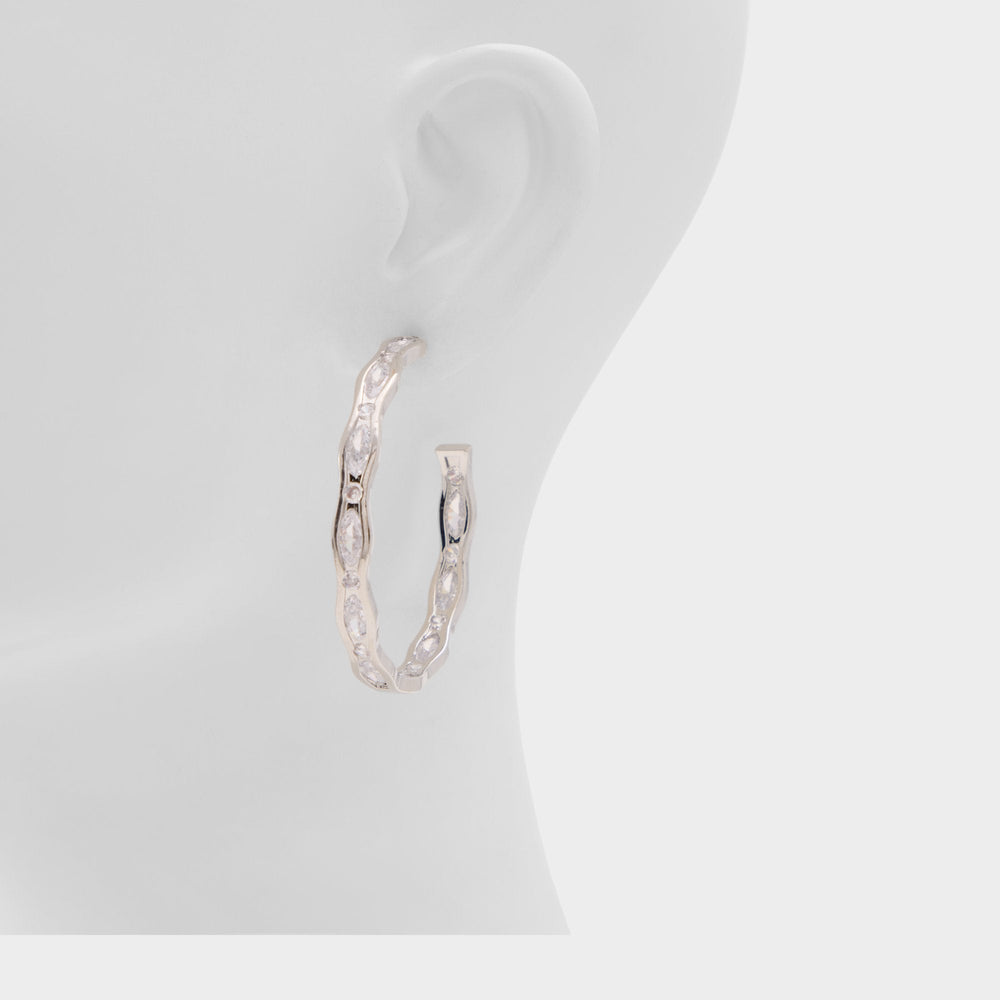 Aldo Cynthyia in Silver Clear Multi - Earrings Silver/clear multi