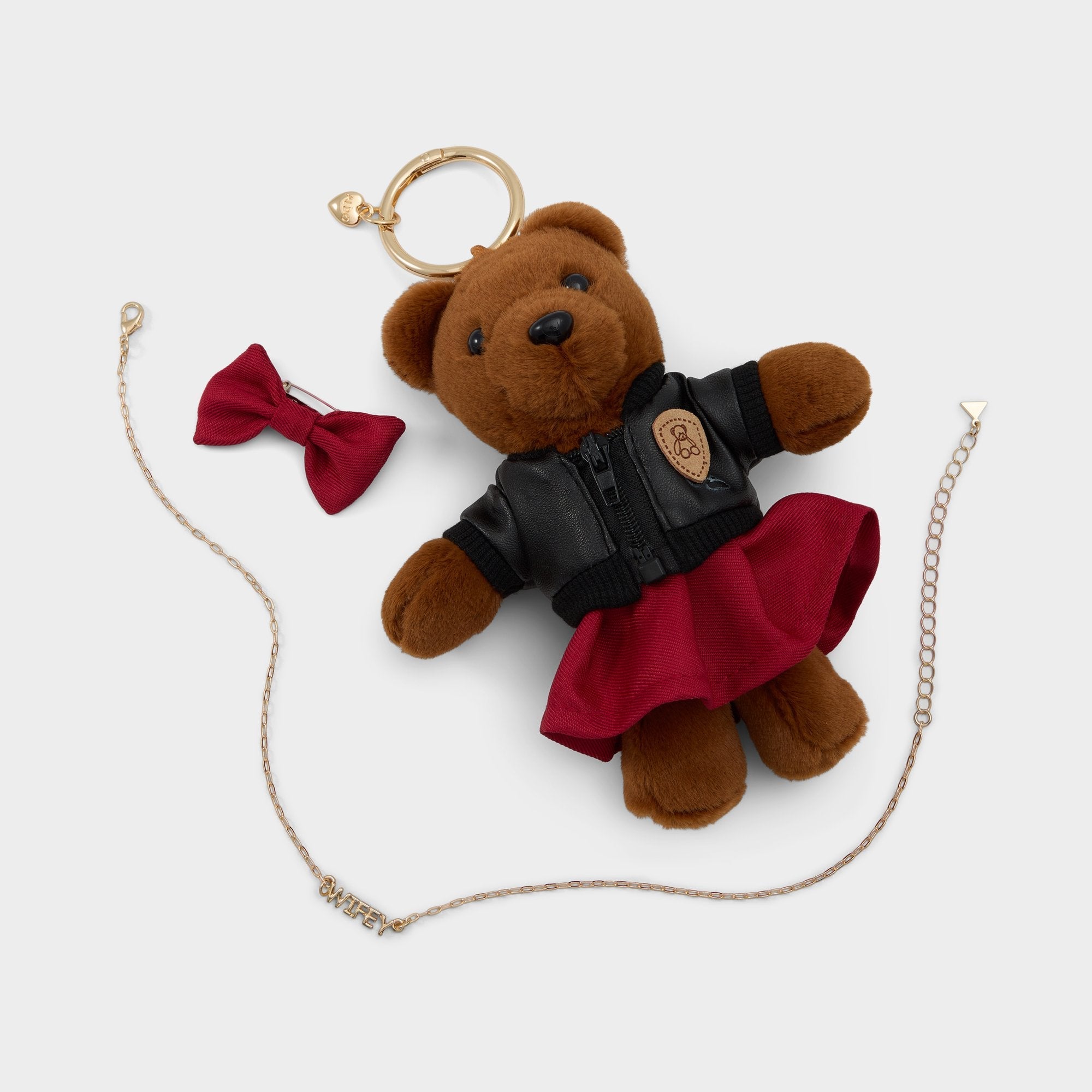 Aldo Honeybun in Light Brown - Bag charm Light brown