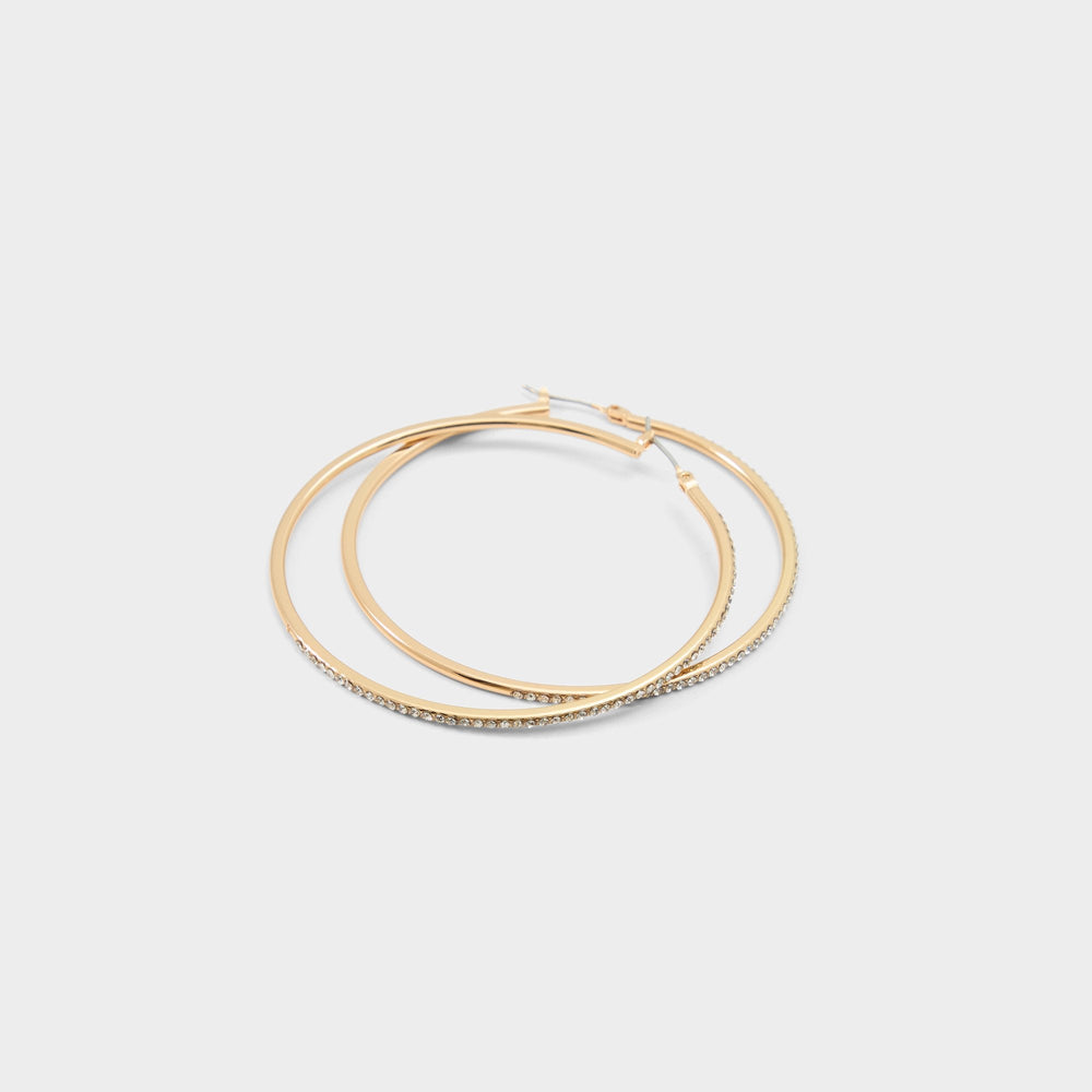 Aldo Eryrie in Gold Clear Multi - Earrings Gold/clear multi