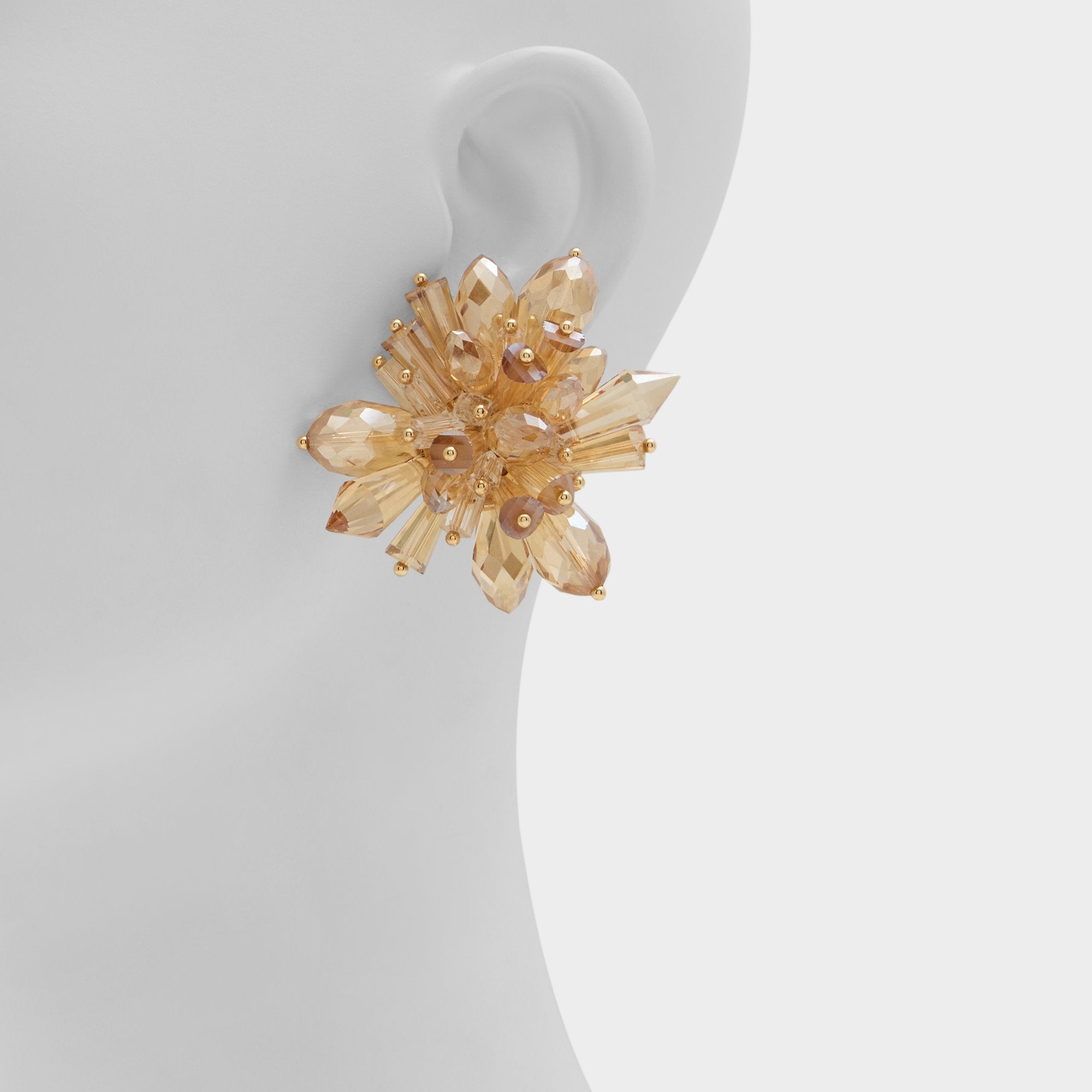 Aldo Glowria in Medium Beige - Statement earrings Medium beige