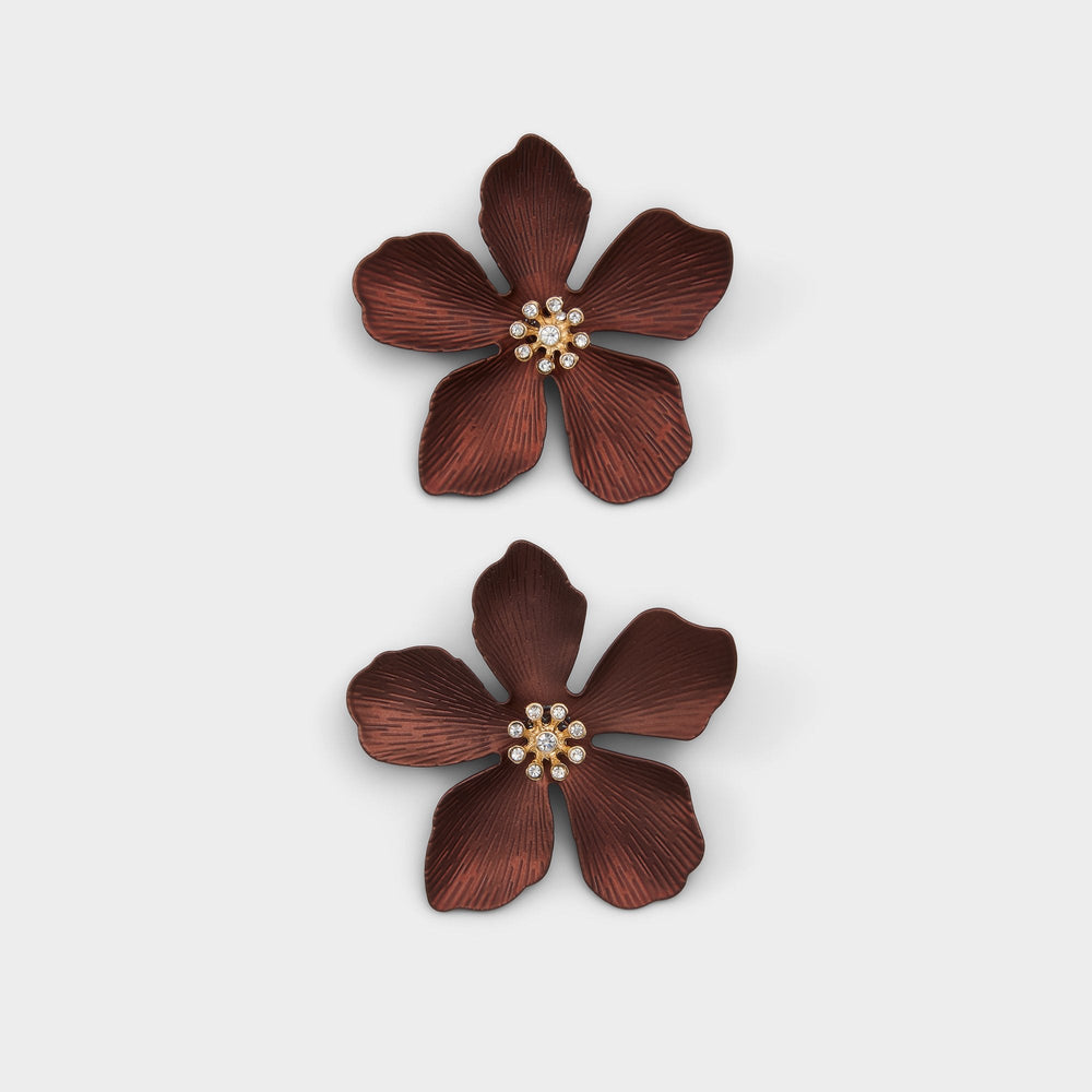Aldo Maflorra in Brown - Statement earrings Brown