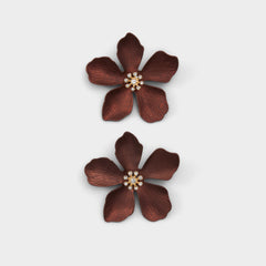 Aldo Maflorra in Brown - Statement earrings Brown