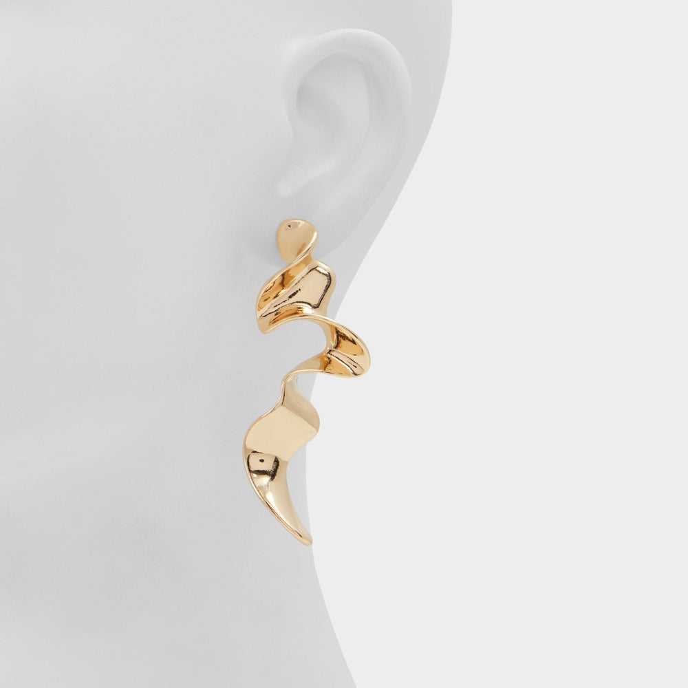 Aldo Triral Gold Women's Earrings - Drop earrings Gold