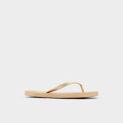 Aldo Aloomba Gold Women's Flats - Flip flop Gold