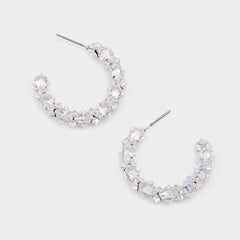 Aldo Adedrimar Silver/Clear Multi Women's Cubic Zirconia - Earrings Silver/clear multi