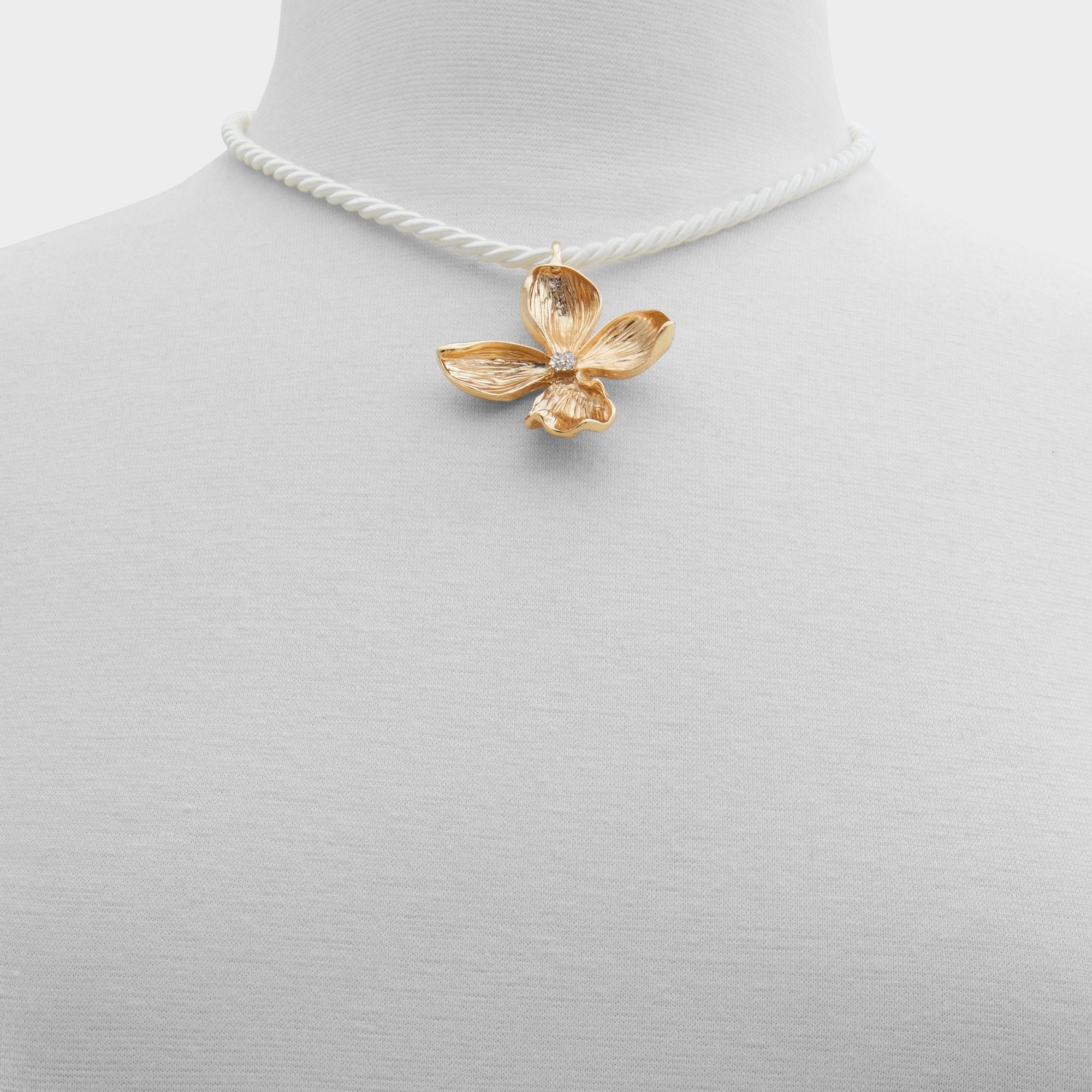 Aldo Chicadellicc Gold/Clear Multi Women's Necklaces - Necklace Gold/Clear Multi