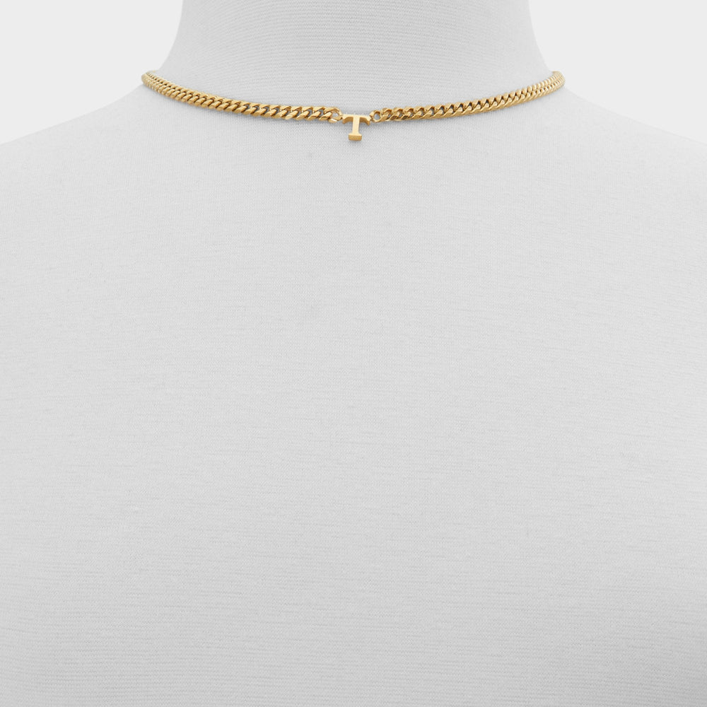 Aldo Yourletters Medium Yellow Women's Necklaces - Necklace Medium Yellow