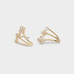 Aldo Asieweth Gold/Clear Multi Women's Earrings - Earrings Gold/Clear Multi