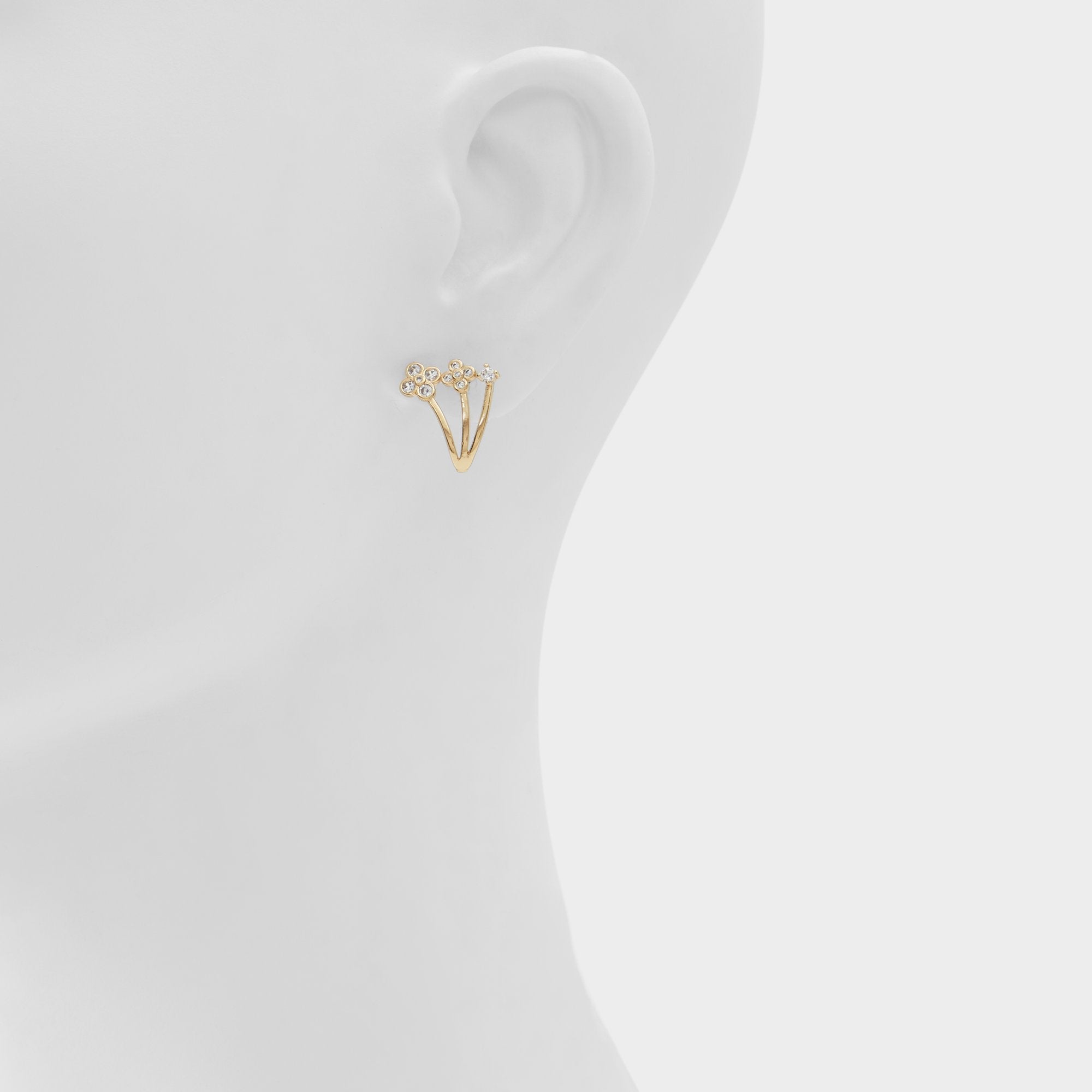 Aldo Asieweth Gold/Clear Multi Women's Earrings - Earrings Gold/Clear Multi