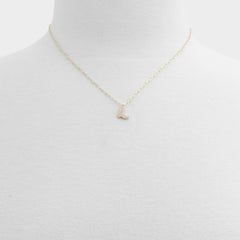 Aldo Lassolove Gold/Clear Multi Women's Necklaces - Pendant necklace Gold/Clear Multi