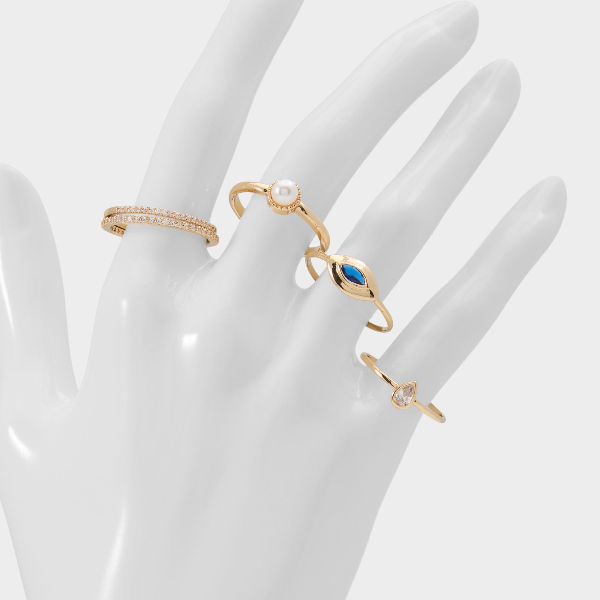 Aldo Auraeye in Light Blue - Stackable rings Light Blue