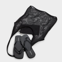Aldo Beachready Black Women's Jelly Sandals & Flip Flops - Flip flop Black