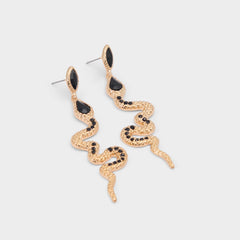 Aldo Snakes in Black Gold Multi - Chandelier earrings Black/gold multi