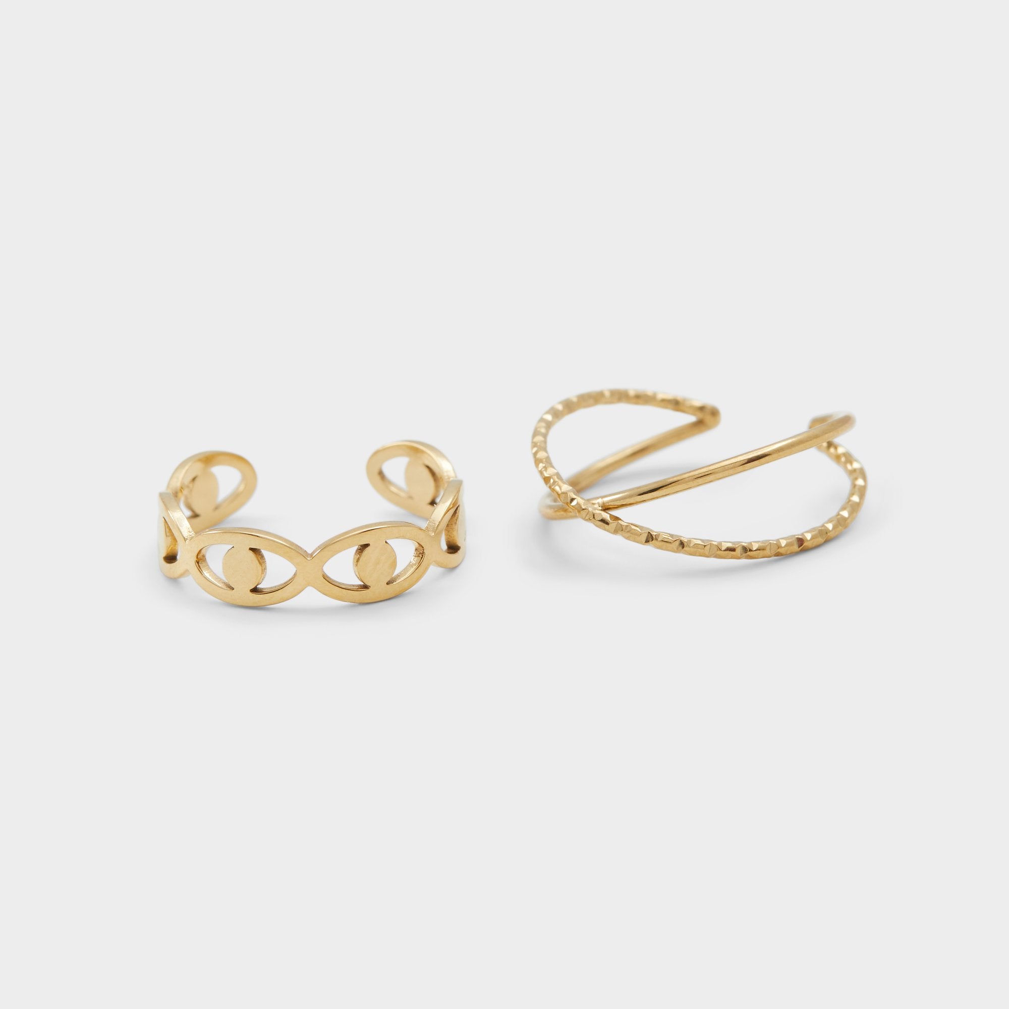 Aldo Twisted Gold Women's Stainless Steel - Toe ring Gold
