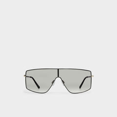 Aldo Priren Black/Gold Multi Women's Shield - Shield sunglasses Black/gold multi