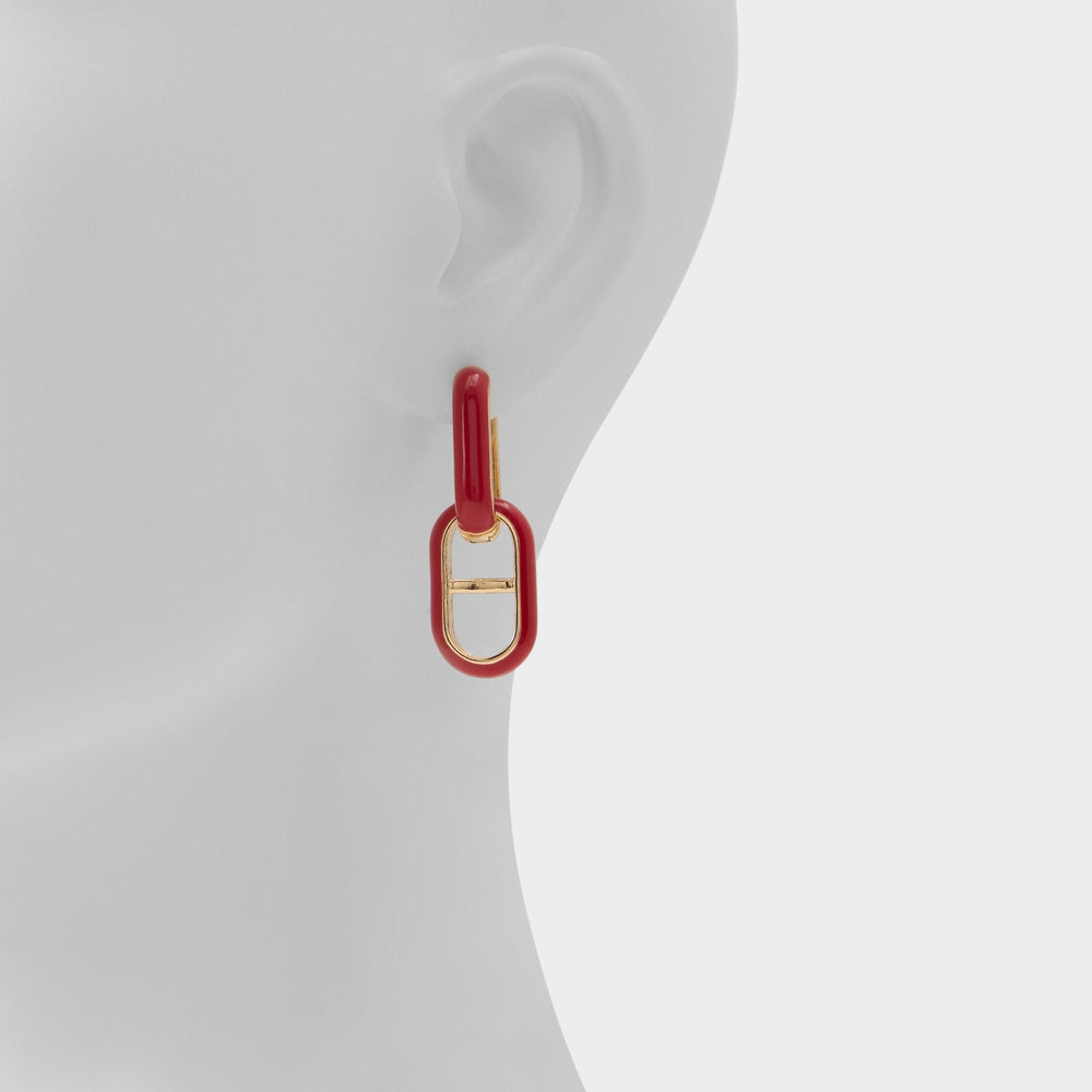 Aldo Alalaegyn in Red - Hoop earrings Red